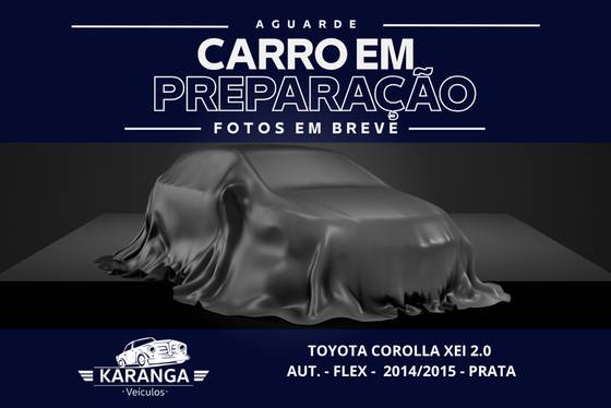 TOYOTA COROLLA 2.0 XEI 16V FLEX 4P AUTOMÁTICO TOYOTA COROLLA 2.0 XEI 16V FLEX 4P AUTOMÁTICO